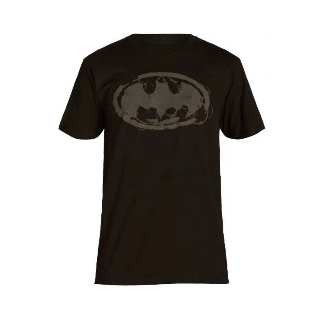 Batman Men's Logo Graphic Tee Shirt Size ( M ) Medium 38-40‎ Black